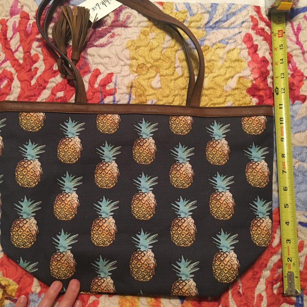 Pineapple Canvas Tote